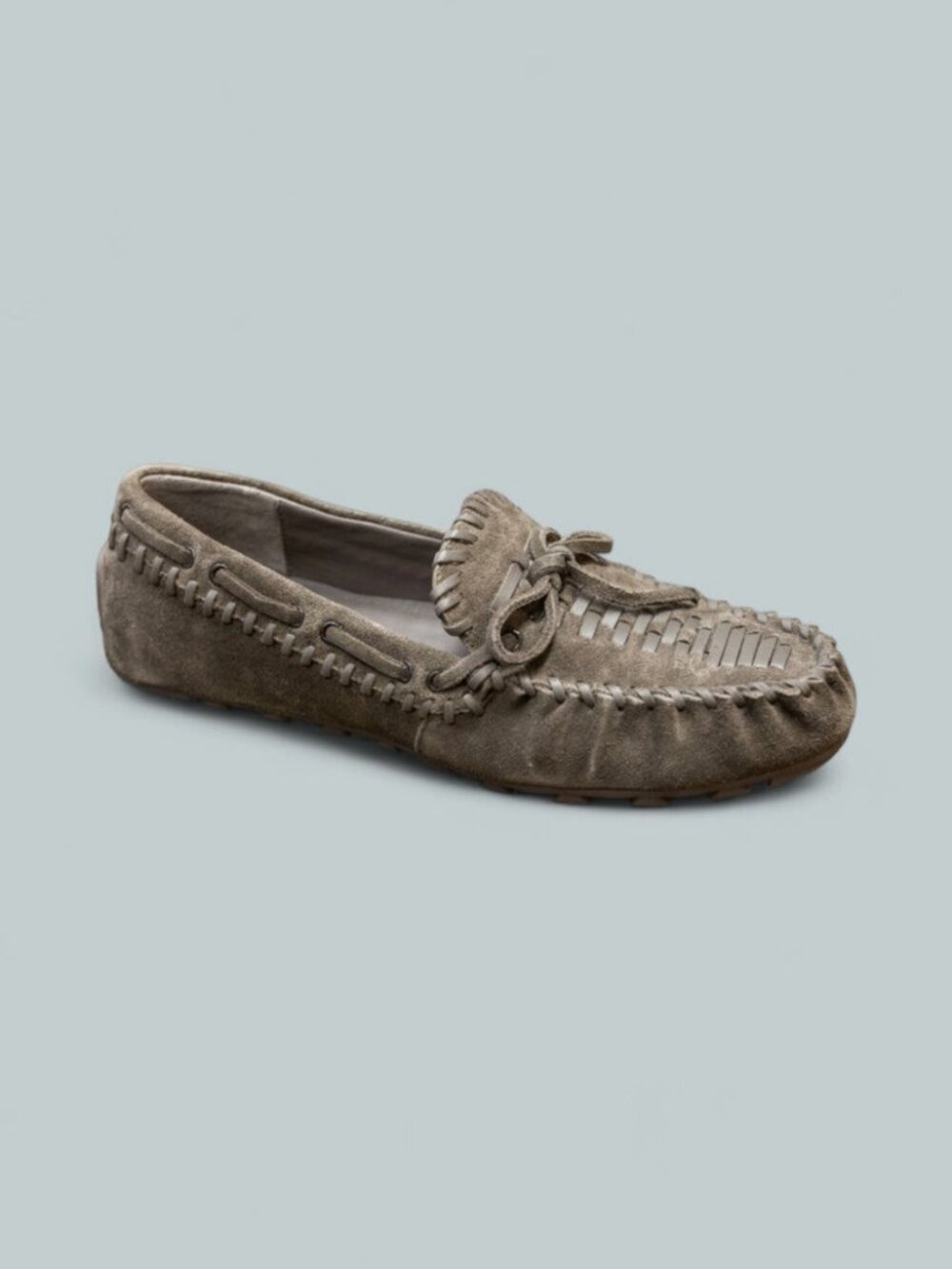 Women's Misty Suede Moccasins - Olive Suede